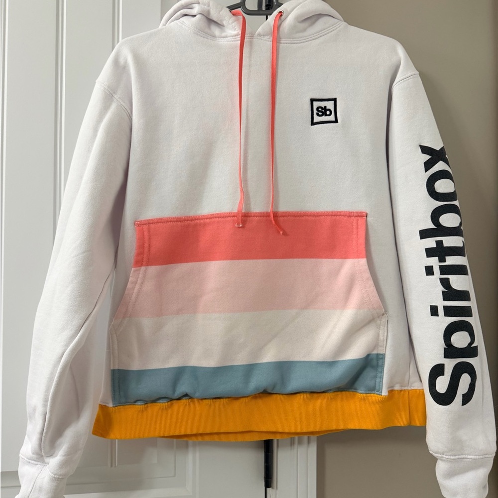 Spiritbox white multicolor hoodie